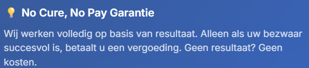 No cure no pay